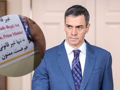 Іранці розмістили фото прем'єра Іспанії на ракеті, яку запустили по Ізраїлю