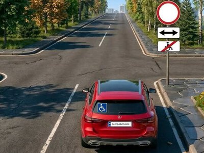 Куди можна продовжити рух? Непросте завдання з ПДР