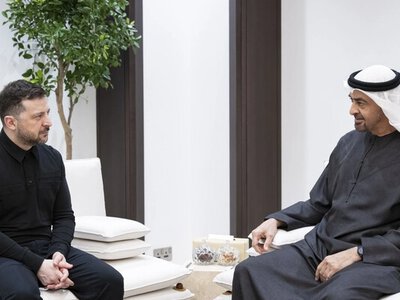 Зеленський продовжує турне регіоном Перської затоки - домовився з ОАЕ про співпрацю у сфері безпеки та оборони