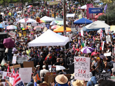 У США заарештували понад 70 учасників протестів проти Трампа