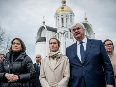 Європейські політики приїхали вшанувати пам’ять закатованих у Бучі українців