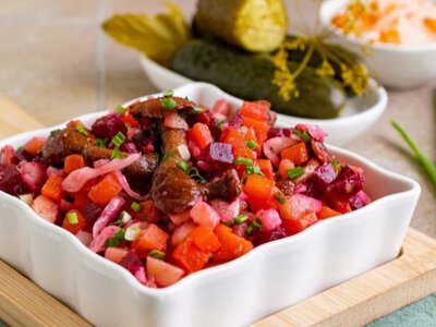 Вінегрет по-литовськи: незвичний смак із грибами та капустою