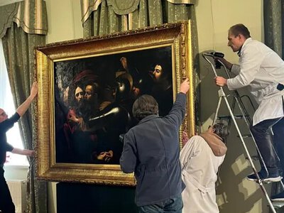 «Поцілунок Іуди» Караваджо залишив Софію Київську: картину відправили до Литви