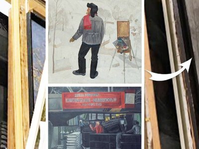 ФОТО. У Криму виявили вкрадені картини херсонського митця