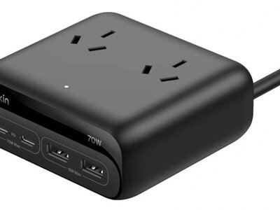 Belkin презентує зарядний хаб на 2500 Вт з портами GaN 70 Вт