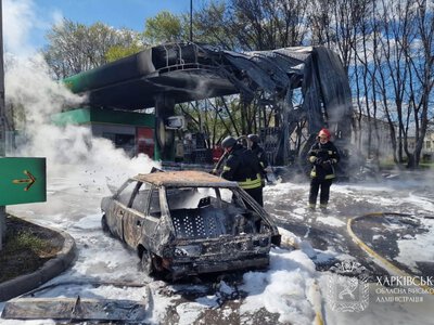 У Харькові росіяни атакують дронами АЗС та інфраструктуру