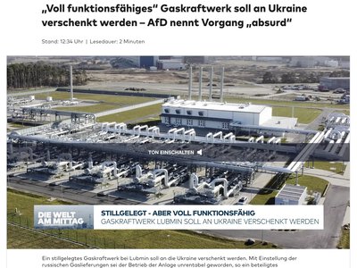 Німеччина планує передати Україні російську енергетичну інфраструктуру – Die Welt