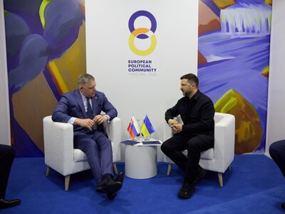 Зеленський зустрівся з прем’єр-міністром Словаччини Робертом Фіцо
