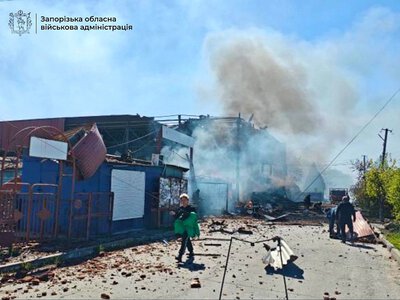 Росіяни обстріляли ринок і храм у Вільнянську, вбили подружжя (ФОТО)