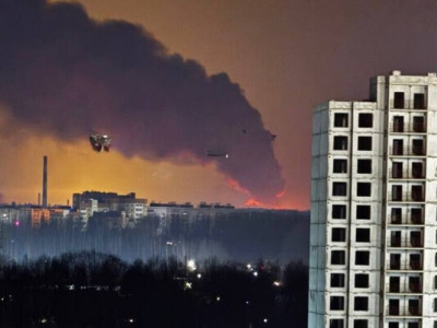 Дрони атакували один з найбільших російських НПЗ у Ленінградській області