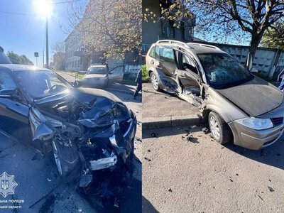 У Рівному сталася ДТП: водій Renault не пропустив BMW