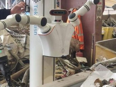 Роботи замінюють людей у переробці сміття через брак працівників