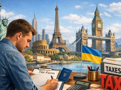 Українці за кордоном повинні платити податки й Україні: правила та винятки