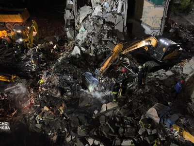 Кількість загиблих від російського удару у Києві зросла до 24, троє з них - діти