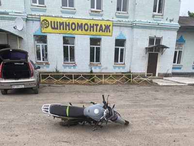 В Охтирці в ДТП травмувався мотоцикліст