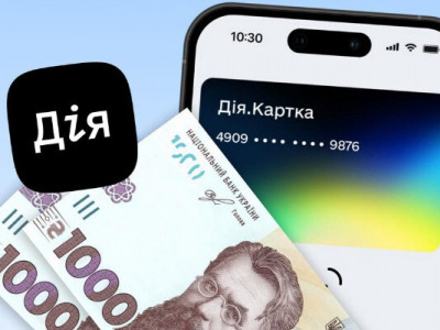 Українцям з Дією прийде змінена допомога 2000 гривень за 7 днів після оформлення