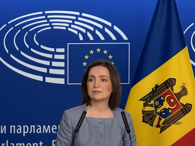 У Європарламенті румунський ексдепутат намагався зірвати виступ Санду, його вивела охорона