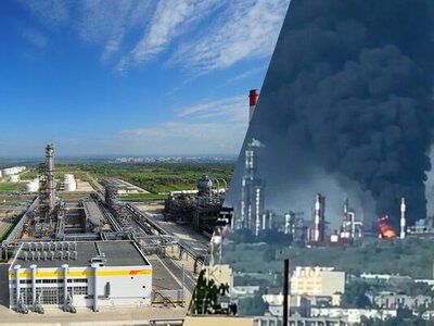 У Сизрані – гаряча ніч: після вибухів палає російський НПЗ