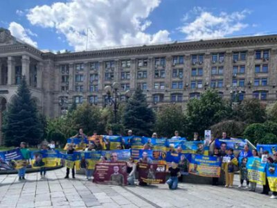 Кривоозерська громада взяла участь у всеукраїнській акції на підтримку полонених та зниклих безвісти захисників у Києві