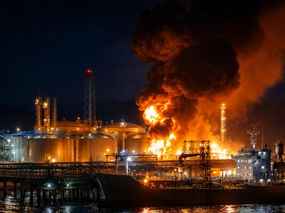 Україна вдарила по терміналу «Таманьнефтегаз» та кораблях РФ