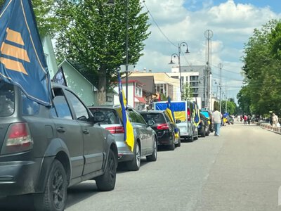 Маршрут пам'яті довжиною 50 кілометрів: Моршинська громада вшанувала полеглих захисників
