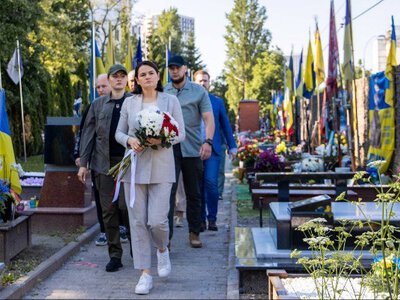 Тихановська прибула до Києва з першим офіційним візитом
