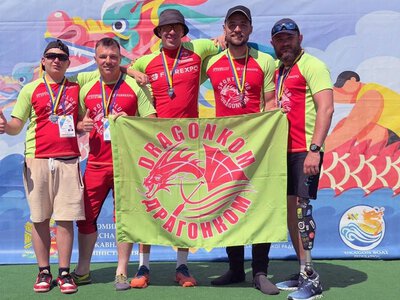 Спортсмени «Драгонком» із Горішніх Плавень — на п’єдесталі чемпіонату України з драгонботу