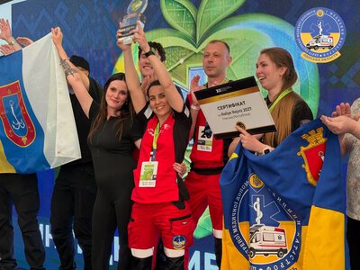 Команда Одеської екстренки стала переможницею Чемпіонату України з екстреної меддрпомоги