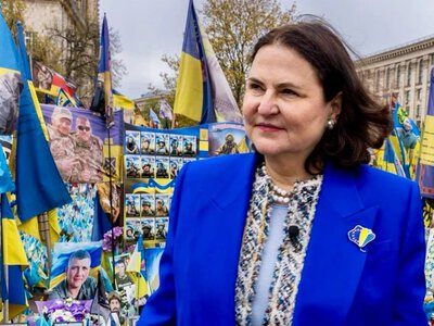 “Нікуди не поїдемо”: посол ЄС назвала “ознаками відчаю” нові погрози Росії щодо ударів по Києву