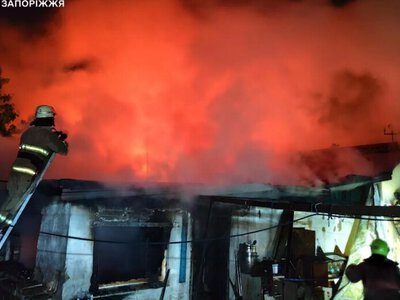 У Запоріжжі зайнявся житловий будинок через коротке замикання електромережі