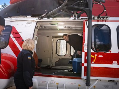 ДСНС підняла авіацію, щоб доправити донорську печінку 8-місячному хлопчику. Це вперше за час повномасштабної війни