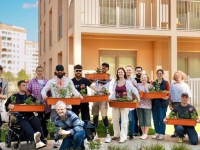 У Львові провели терапевтичний майстер-клас з озеленення для мешканців соціального житла та пацієнтів UNBROKEN
