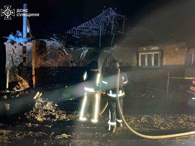 У Ромнах рятувальники ліквідували наслідки атаки РФ