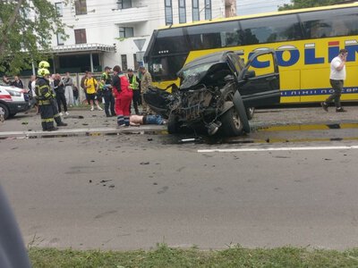 У Борисполі сталася масштабна аварія