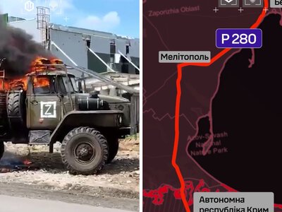 Від Маріуполя до Сімферополя: Сили оборони заблокували ключовий логістичний маршрут окупантів на півдні (ВІДЕО)