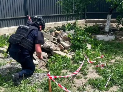 У Сарнах на Рівненщині знищили артснаряд часів Другої світової (ВІДЕО)