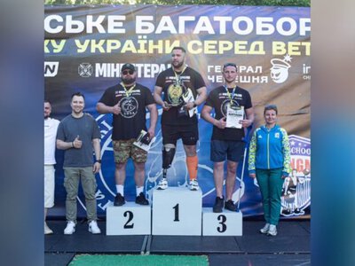 Волинянин став призером Кубка України з богатирських ігор серед ветеранів