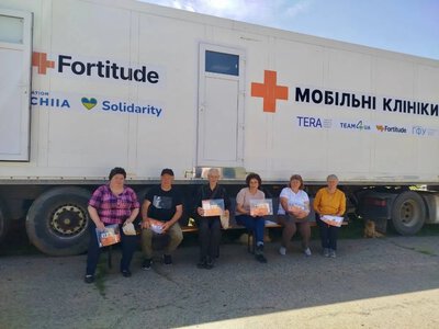 Мобільна клініка Fortitude відновила роботу на Бериславщині