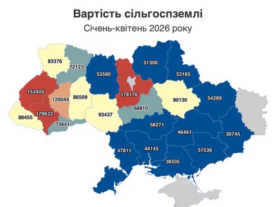 Біля 53 580 грн коштує на Житомирщині гектар сільгоспземлі – Опендатабот
