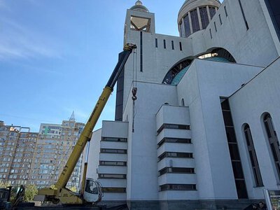  На Патріаршому соборі УГКЦ у Києві встановлюють сонячні батареї 