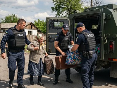 Поліцейські вивезли 72-річну жінку з прифронтового села на Херсонщині