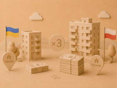 Квартира у Варшаві коштує більш ніж утричі дорожче, ніж у Києві