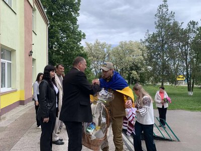 В Градизькій громаді зустріли військового, який повернувся з російського полону
