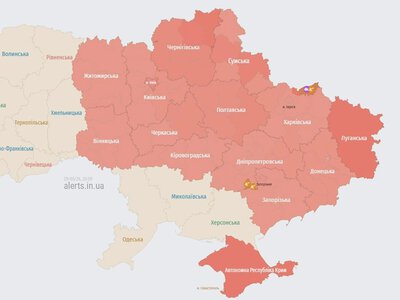 Росія здійснює ракетні удари по Україні з використанням крилатих ракет