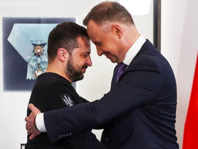 Президент Польщі Навроцький запропонував позбавити Зеленського Ордена Білого Орла