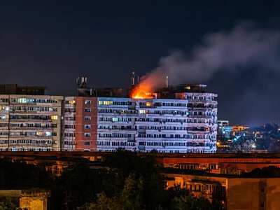 У Румунії пояснили, чому не збили російський дрон, який упав на будинок