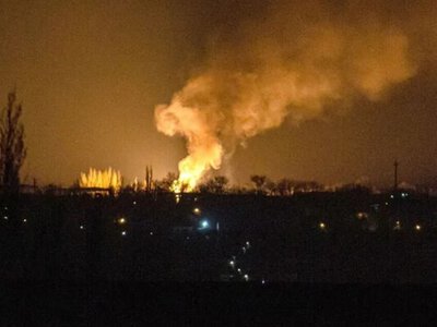 У Таганрозі спалахнула пожежа після масованої атаки БПЛА: що було під ударом