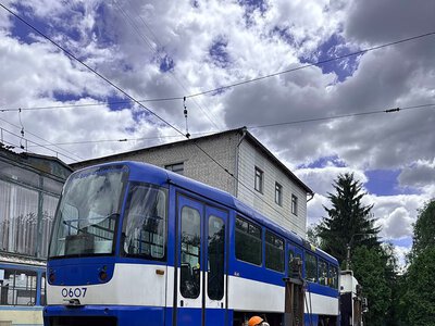 Третій із шести трамваїв від хорватського Осієка в Житомирі