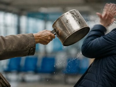 На Волині пенсіонерка кинула каструлю в обличчя працівниці автостанції