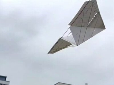 Підлітки встановили світовий рекорд з паперовим літаком на радіокеруванні